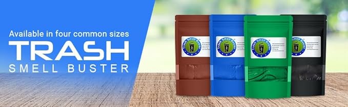 | Odor Eliminating Trash Can Cover for 95 Gallon Outdoor Bins | Lemon Scented with Elastic Band | Eliminates Trash Odor Naturally | 1 Durable Cover