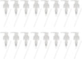 uxcell 16 Pcs Soap Dispenser Pump Heads Soap Dispensers Top Pumps Replacement Switch Pumphead for Standard 24/421 Neck Size Lotion Shampoo Bottle, Transparent