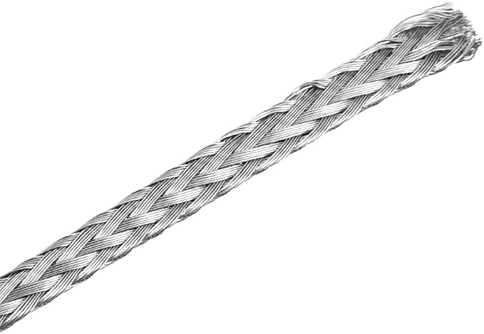 uxcell 3.3Ft - 1/8 Inch 304 Stainless Steel Sleeving Expandable Hose Cover