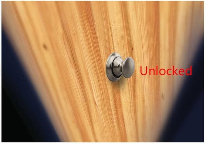 Encell Set of 5 Push Button Latch Cupboard for RV Camper Motor Home Caravan