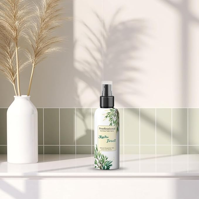 Pre-Poop Toilet Bathroom Spray, Pewfessional, Before You Go, 1 Bottle of Mystic Forest, 2.5 Fl Oz Travel size