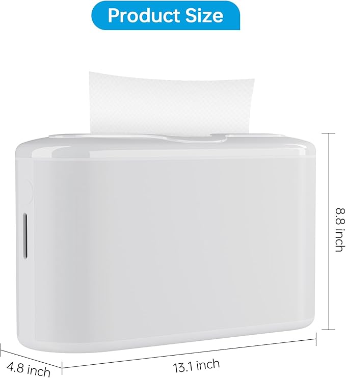 Paper Towel Dispenser Countertop, Multifold Hand Towel Dispenser for Bedroom, Bathroom, Kitchen, Toilet