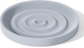 Diatomite Soap Dish Holder, Water Absorbent Stone Soap Dish, Quick Dry Stone Soap Holder, Diatomaceous Earth Bath Tray for Hand Soap, Sponge Holder, Gray