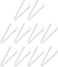 PATIKIL Sealing Clips 4.3 Inch, 10 Pack Reusable Plastic Bag Clip Clamp Sealer for Food Storage Snack Bag Home Kitchen, White