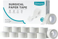 Dimora Paper Medical Tape 16 Rolls- Hypoallergenic White Surgical Tape for Sensitive Skin，Breathable First Aid Wound Tape with Pain-Free Removal，Secures Dressing and Medical Devices -1" x 10 Yards