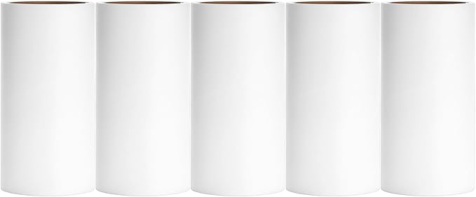 4.6 inch Lint Roller Refills Only for Evercare Giant Lint Rollers for Pet Hair Extreme Stick Refills 5 Rolls 60 Sheets per Roll Total 300 Sheets