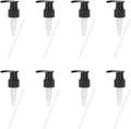 uxcell 8 Pcs Soap Dispenser Pump Heads Soap Dispensers Top Pumps Replacement Switch Pumphead for Standard 24/410 Neck Size Lotion Shampoo Bottle, Black