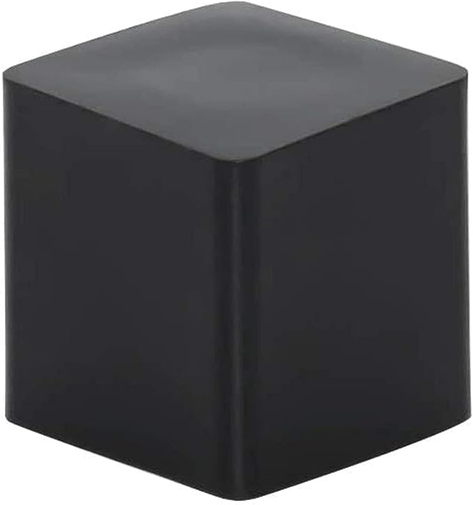12 Pcs Black Square Anti-Slip Rubber Leg Tips Chair Leg Caps Furniture Floor Protectors Chair Table Bar Stool Leg Covers Furniture Leg Cube Feet 1.97 Inch x 1.97 Inch (50 x 50mm)