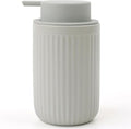 BosilunLife Dish Hand Soap Dispenser - Liquid Pump Soap Dispenser for Bathroom Decro 12oz Ceramic Kitchen Dish Dispenser with Rust-Proof Liquid Pump Modern Refillable Lotion Bottles