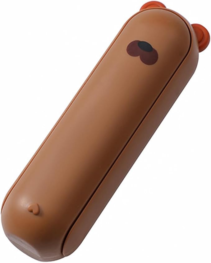 Travel Lint Roller Mini, Cute Bear Resuable Lint Rollers for Pet Hair Extra Sticky, Washable Cat Dog Hair Remover for Cloth, Car, Furniture