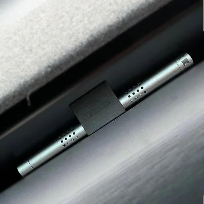 Tesla New Model 3 (Highland) and Model Y (Juniper) Air Freshener | Invisible Slim Design | Aromatherapy Scent | Auto Odor Eliminator | Must Have Tesla Accessories