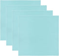 Wisdompro Extra Large 4-Pack Microfiber Cleaning Cloth For Laptop, LCD TV, Computer Screen, Monitor, Tablet, Camera Lens, Glass, Lenses, Phone, iPhone, iPad, other Delicate Surface - Mint (16x16 Inch)