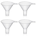 Mini Plastic Funnel for Filling Bottles,Small funnels for Filling Small Bottles for Filling Sand Water Powder Essential Oils Perfumes Kitchen Bath Garage,Wide Mouth Funnel