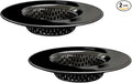 1.75" Bathtub Drain Strainers, Shower Drain Hair Catchers, Stainless Steel Drain Filter Cover for Bathroom Laundry Floor Drain, Fit for 1.75"-3.0" Drain Hole Black