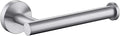 TASTOS Brushed Nickel Toilet Paper Holder SUS304 Stainless Steel, Modern Round Tissue Roll Holders Wall Mount, Toilet Paper Roll Dispenser Bathroom 5 inch TP Holder for Kitchen Washroom