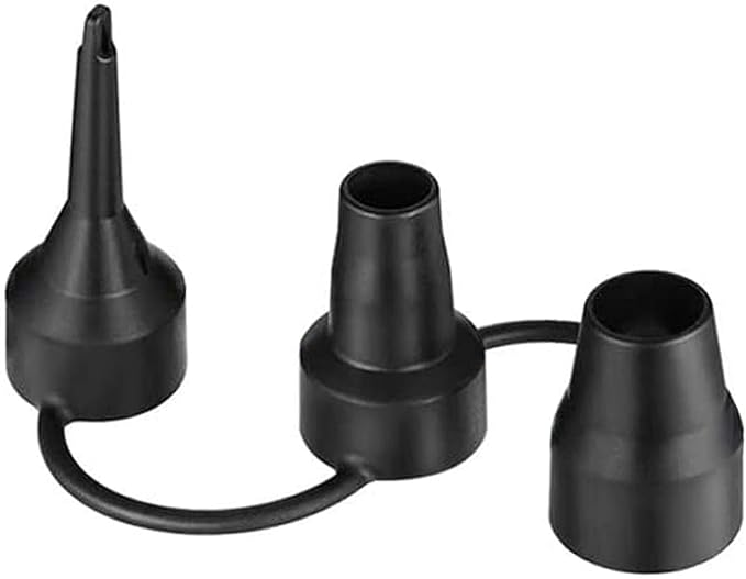 Replacement Nozzles Electric Air Pump 3 Sizes Head Plastic for Partial Bed, Mattress, Inflatable Pool Sofa, Camping Cushions, Toy, Balloons, Yoga Balls