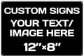customizable sign,Aluminum Weatherproof Metal Sign Multiple Sizes Custom Personalized Text And picture Here,Traffic Regulation Horizontal Street Signs,hazard sign,garden sign,custom door sign,
