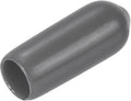 uxcell 20pcs Rubber End Caps 4mm ID Vinyl PVC Round Tube Bolt Cap Cover Screw Thread Protectors Dark Grey