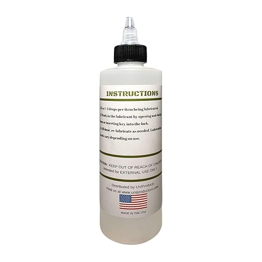 Door, Lock, and Hinge Lubricant - 8 Oz - Great for Sliding Doors, Garage Doors, Stiff Hinges, and Stuck Locks (1)