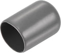uxcell 20pcs Rubber End Caps 17mm ID Vinyl PVC Round Tube Bolt Cap Cover Screw Thread Protectors Dark Grey