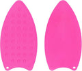 HARFINGTON 2pcs Silicone Iron Rest Pad, Multipurpose Iron Hot Resistant Mat Iron Rest Plate for Ironing Board Hot Heat Resistant Steam Compact Mat, Fuchsia