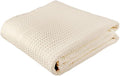 GILDEN TREE Waffle Bath Sheet Large Bath Towels Quick Dry Thin Body Towels, 40x80 Oversized Bath Towels for Adults, Classic Style (Cream)