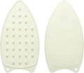 HARFINGTON 2pcs Silicone Iron Rest Pad, Multipurpose Iron Hot Resistant Mat Iron Rest Plate for Ironing Board Hot Heat Resistant Steam Compact Mat, Cream