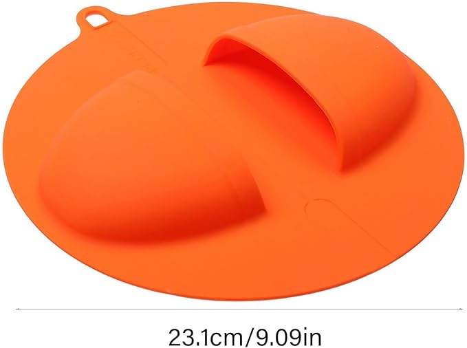 Pack of 2 Silicone Barbecue Gloves for Outdoor Grilling Nons Slip Grip Food Handling Mitts Multipurpose Silicone Baking Gloves