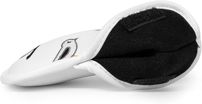 Premium Leather Golf Club Iron Covers - 10pcs/Set Wedge & Iron Headcovers with Velcro Closure