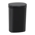 Automatic Motion Sensor Bathroom Trash Can with Lid, 13 Gallon Touchless Trash Bin, Smart Dog Proof Garbage Can, Touch Free Waste Basket for Toilet, Office, Bedroom,Black