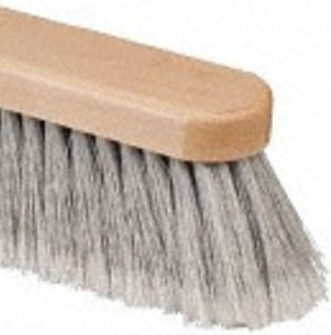 PRO SOURCE Fine-Sweep Push Broom Head with Threaded Wood Block: 24 inch Wide