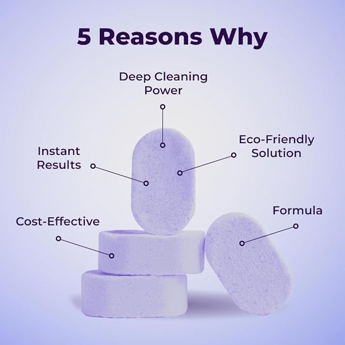 Cleaning Spray with Concentrated Cleaning Tablets, Cleaner for Instant Stain Removal, Multi Purpose Cleaning Spray for Every Stain (1, 1 spray bottle+6 tablet)