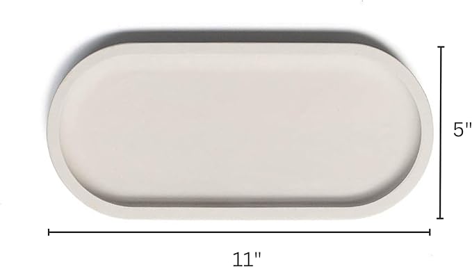 Selegna Diatomaceous Earth Stone Sink Tray - Quick Drying, Reversible Tray for Kitchen & Bathroom Countertop Organizer, Use as Bottle Drying Rack, Sink Caddy, Vanity Organizer, Sponge Holder