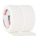 WELSTIK 2 Pack Gaffers Tape White,2" X 33 Yards-10% Longer-Heavy Duty Gaffer Floor Tape for Cables,TV Shoots, Theater Stage Setup,Interior Design,Residue Free,Non-Reflective Easy to Rip