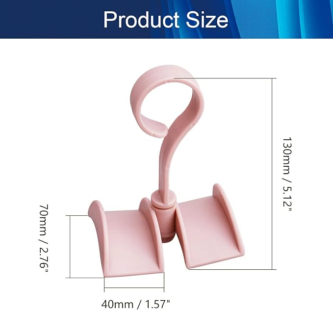 Rotating Belt Hanger 360°Rotatable Organizer 4 Hangers for Drying Towels Bras Clothes Gloves Plastic Laundry Sock Drying Hanger Pink 10Pcs