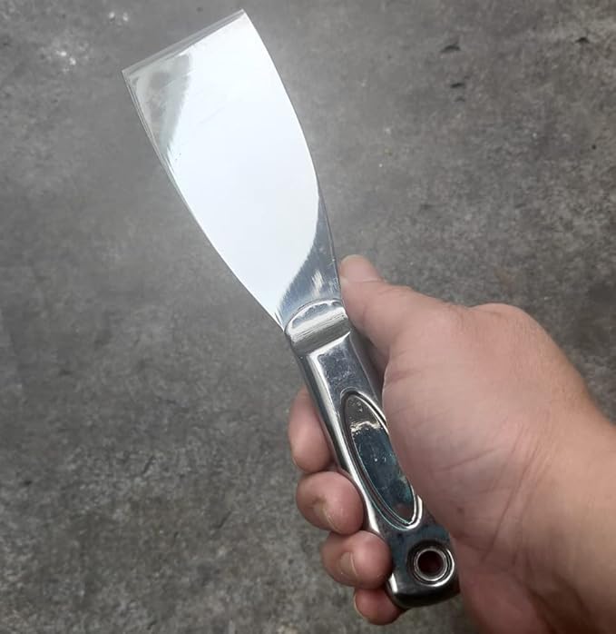 Flex All Stainless Steel Joint Knife Putty Scraper,2-Inch Professional Grade 420 stainless steel, All-Metal, Precision Ground Edge Putty Knife Tape Knife (2")