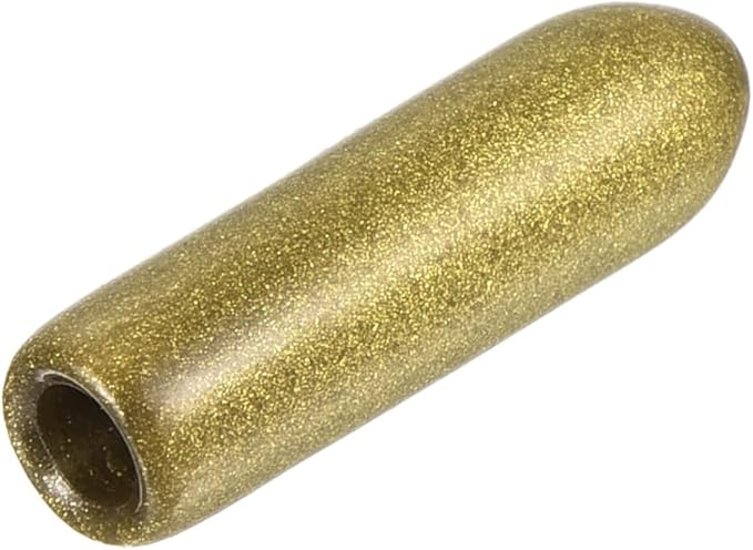 uxcell 20pcs Rubber End Caps 2.5mm ID Vinyl Round Tube Bolt Cap Cover Thread Protectors Gold