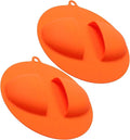Pack of 2 Silicone Barbecue Gloves for Outdoor Grilling Nons Slip Grip Food Handling Mitts Multipurpose Silicone Baking Gloves