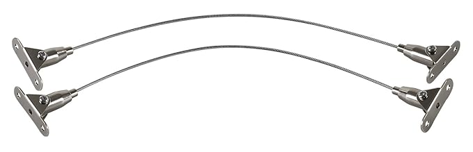 Mount-It! Furniture Anti-Tip Anchor - Steel Child Safety Straps | Secure Wall Anchors for Bookshelf, Dresser, Cabinet, Earthquake Protection for Babies and Pets, 2 Pack, Hardware Included
