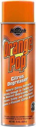 HI-TECH Orange Pop Foaming Citrus Cleaner Degreaser – Heavy Duty Multi-Surface Spray with D-Limonene – Industrial Strength – 1 Pack – Pleasant Citrus Scent