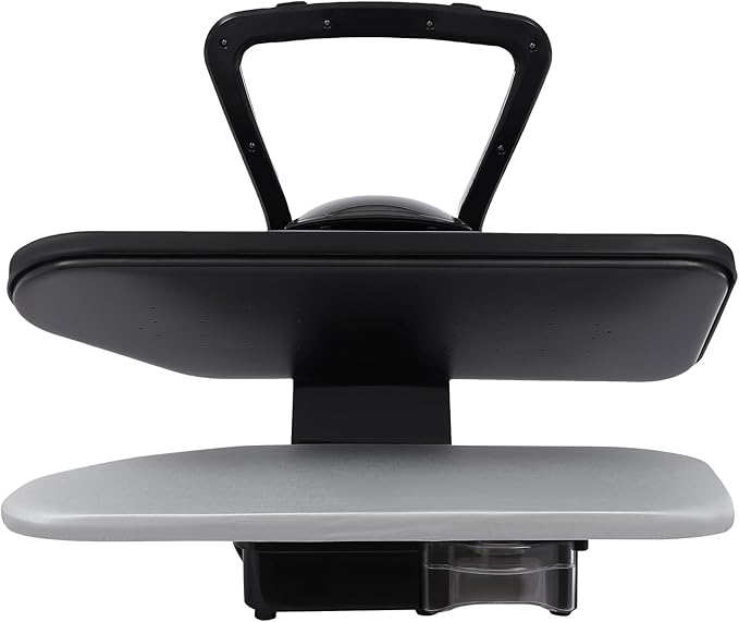 Intelligent Steam Press with 5 Fabric Setting Professional Steamer 1600W for Home/Business 36inch Non-stick Large Pressing Surface Auto Shutoff & Temp Settings Digital Touch Screen (Black)
