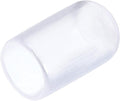 uxcell 20pcs Rubber End Caps 8mm(5/16") ID Vinyl PVC Round Tube Bolt Cap Cover Screw Thread Protectors Clear