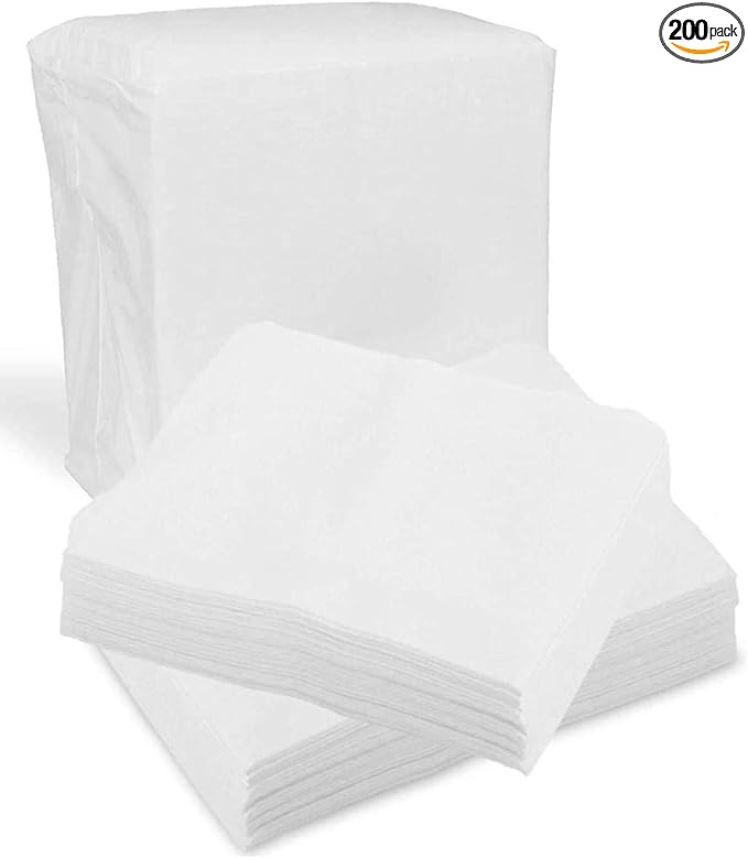 Disposable Dry Wipes, 200 Pack – Ultra Soft Non-Moistened Cleansing Cloths for Adults, Incontinence, Baby Care, Makeup Removal – 9.5" x 13.5" - Hospital Grade, Durable – by ProHeal