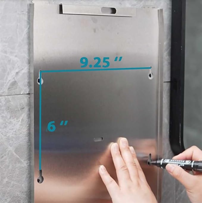 Paper Towel Dispenser Wall Mount - Multifold Trifold Paper Towel Dispensers, Large Capacity Stainless Steel Tissue Holder, Suitable for Bathrooms and Public Places