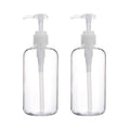 Yebeauty Pump Bottle Dispenser, 4 Pack 10oz/300ml Plastic Dish Lotion Soap Dispenser Clear Liquid Shampoo Container for Bathroom Kitchen Hotel Body Wash