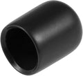 uxcell 20pcs Rubber End Caps 9mm ID Vinyl Round Tube Bolt Cap Cover Thread Protectors Black