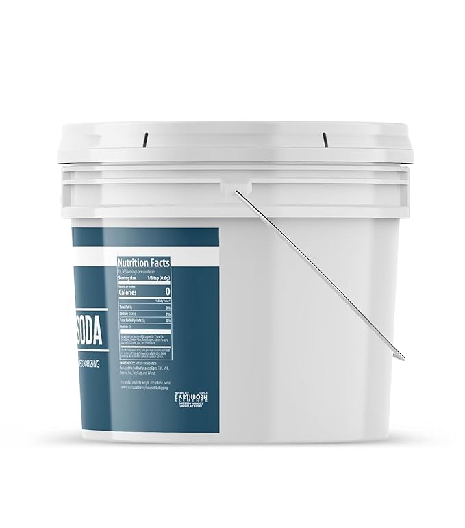 Earthborn Elements Baking Soda (2 Gallons) Sodium Bicarbonate, Cooking, Cleaning & Deodorizing