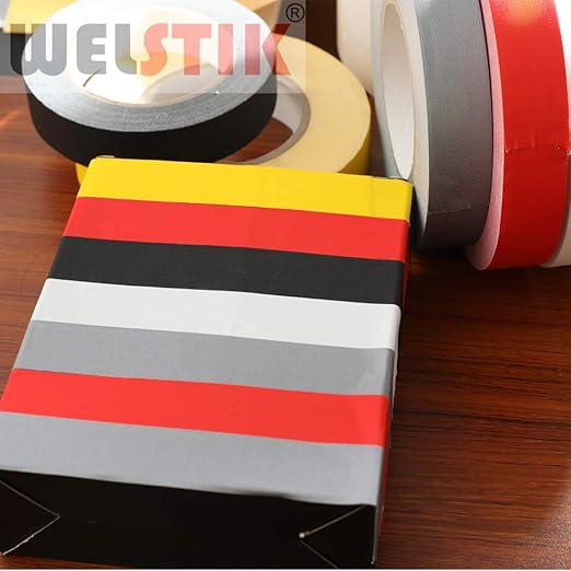 WELSTIK 2 Pack Gaffer Tape Yellow,2" X 33 Yards-10% Longer-Heavy Duty Gaffer Floor Tape Matte Finish for Film Schools, Box-Sealing,Non-Reflective Easy to rip
