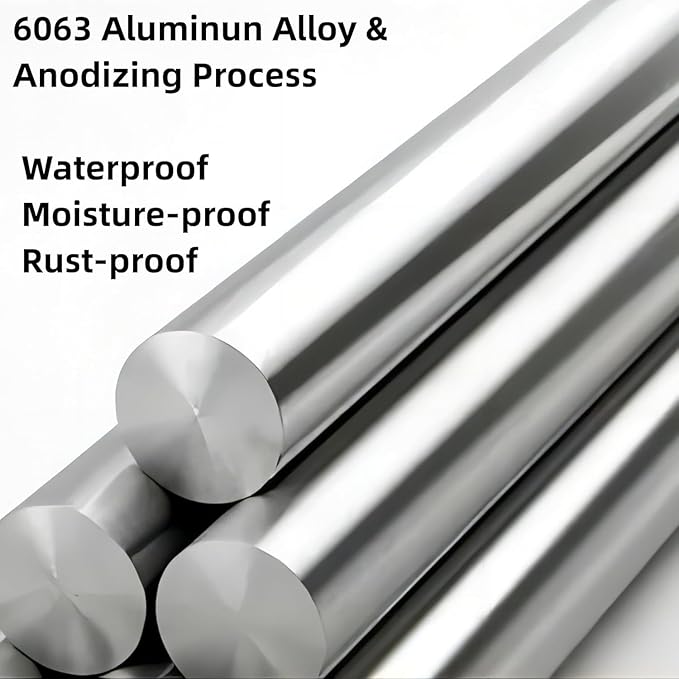Gaahing Aluminum Floor Transition Threshold Strip, Bridge The Height Gap Between 0.2 to 0.5 inches for Doorway Ramp Tiles Laminate Planks (35.4in x 1.7in, Matte Silver)