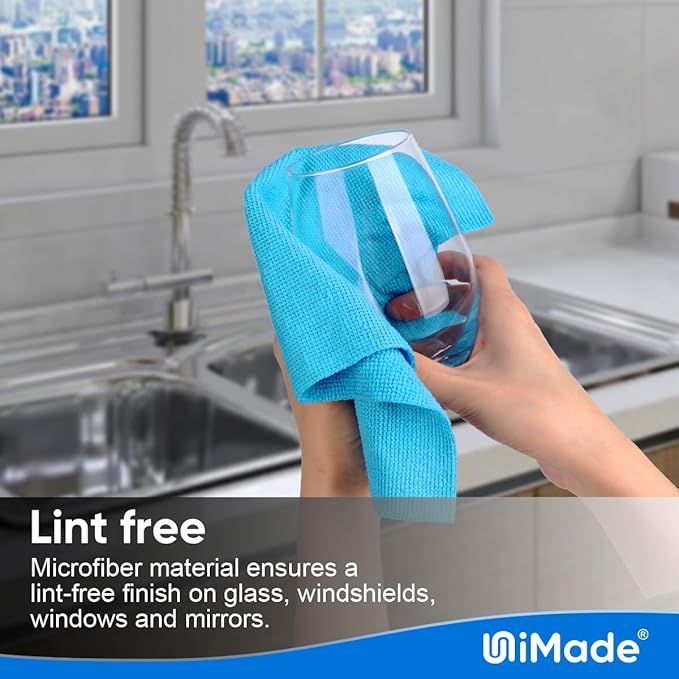 Microfiber Cleaning Cloth, 200PK Reusable Shop Rags Bulk Microfiber Cleansing Cloth Lint Free Cleaning-Towel for Car Kitchen Automotive Bar Mechanic Restaurant Garage,11.5"x11.5",Multicolor